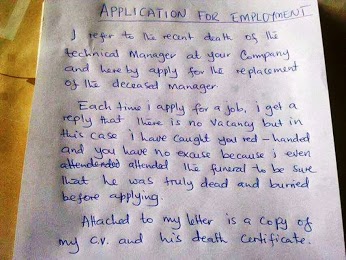 Format Of Job Application Letter For Class 12
